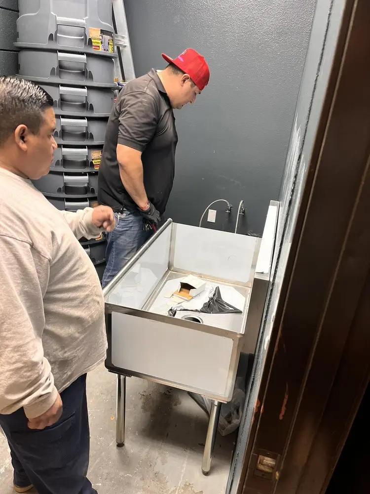 Commercial plumbing and sink installation in Southwind